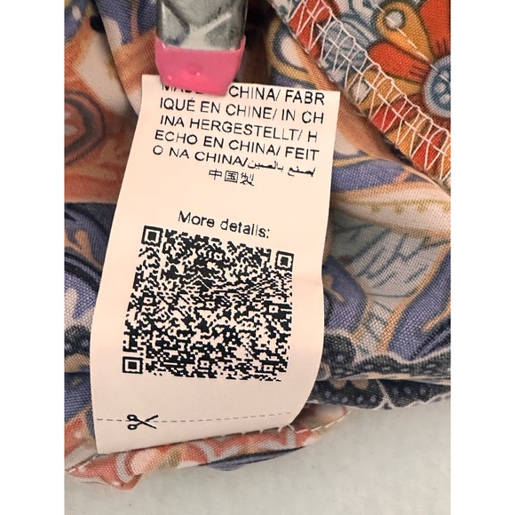 SHEIN Curve OXL Harem Paisley Pants - Picture 5 of 6